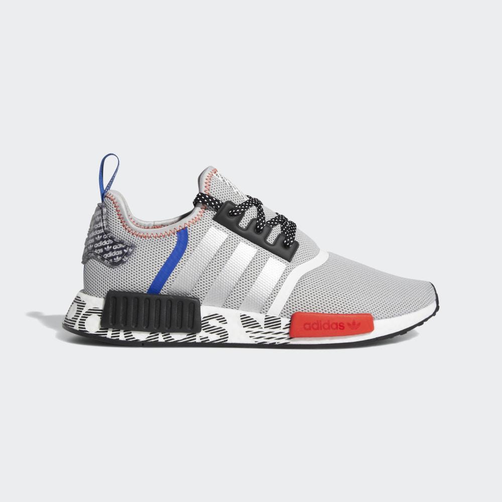 Adidas Men's NMD_R1 Originals Shoes Grey/Black/Royal Ireland FV5217